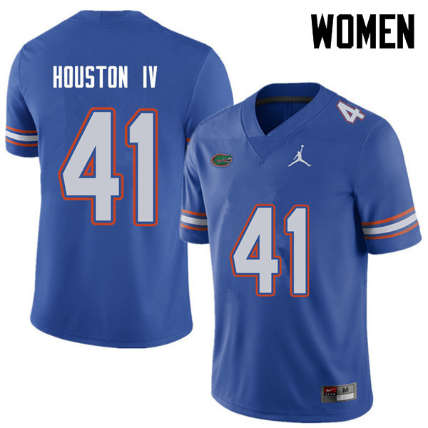 Jordan Brand Women #41 James Houston IV Florida Gators College Football Jerseys Sale-Royal